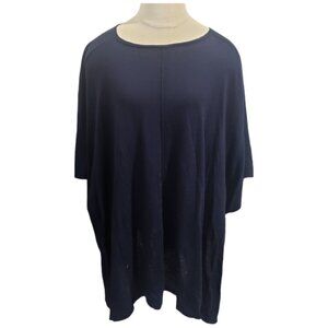 CT1944 J. Jill Navy One Size Tunic